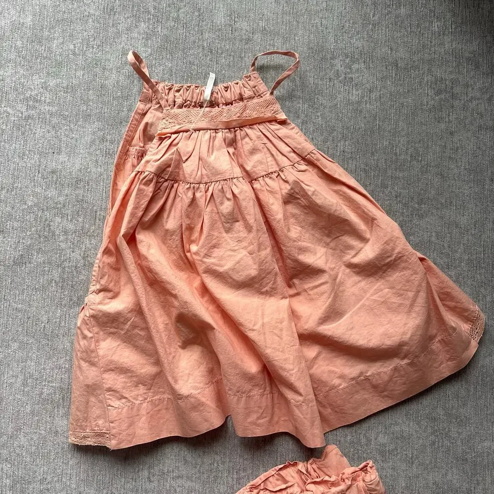 Free People Peach Cotton Set - Picture 2 of 6